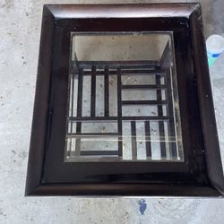 Glass End Table $5