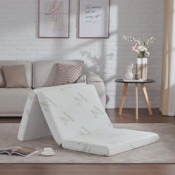 SINWEEK Memory Foam Folding Mattress, 4 Inch Foldable