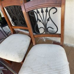 2  Old School Chairs