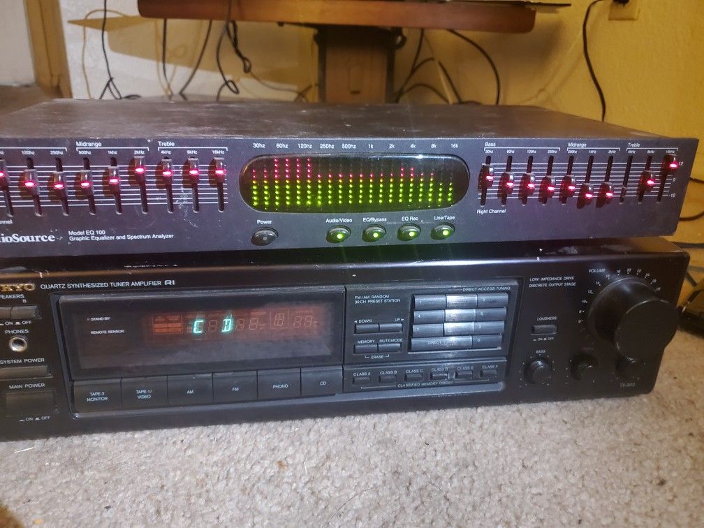 Onkyo Reciever, Audio Source Eq