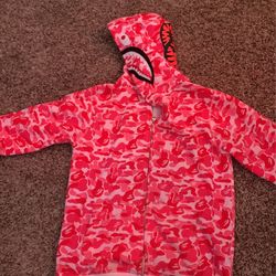 Pink Bape ABC hoodie