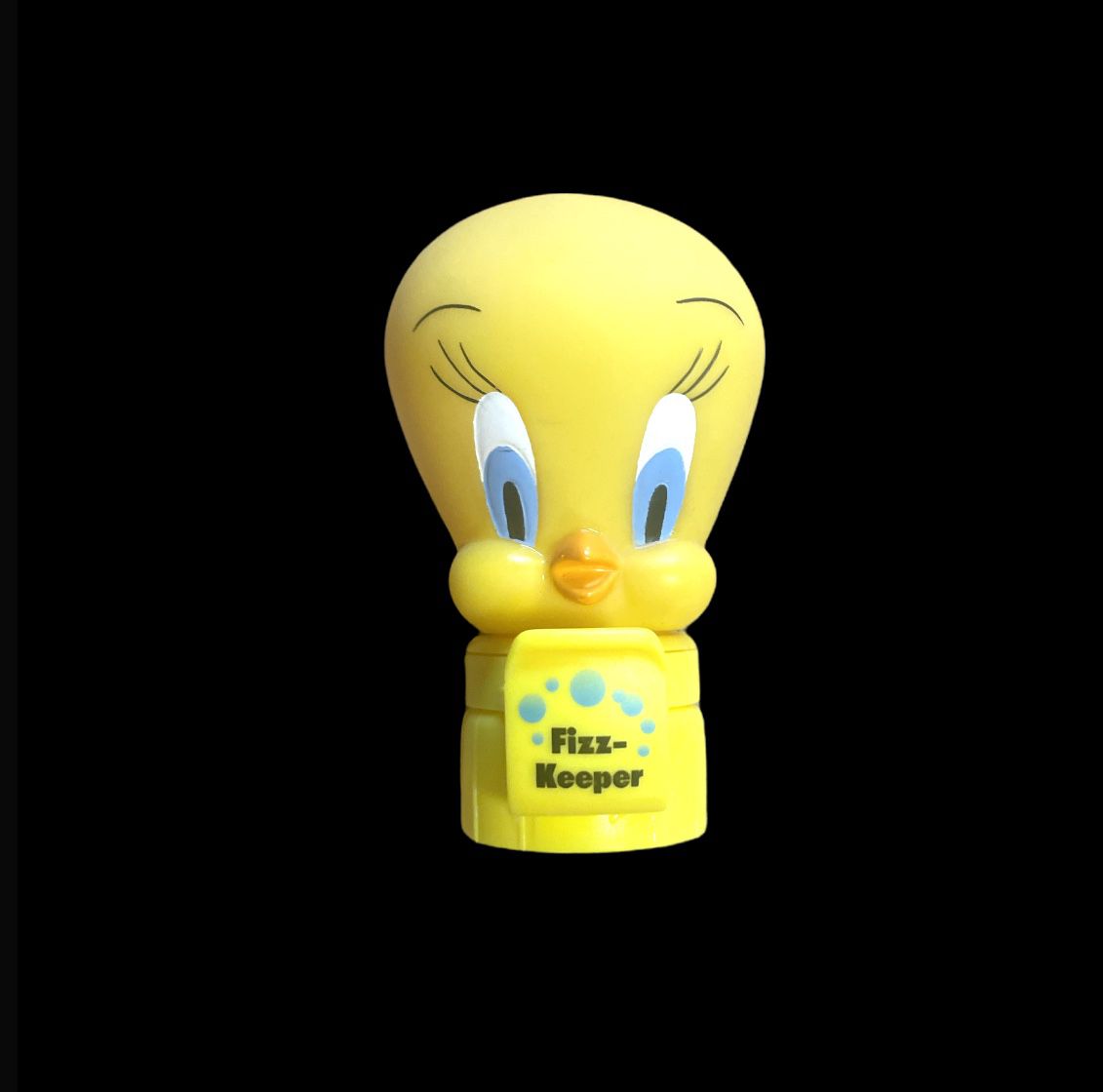 Jokari Looney Tunes Tweety Bird Fizz-Keeper Pump and Pour Soda Cap - Vintage 2000