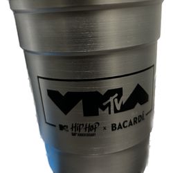 Official MTV VMA X Bacardi Souvenir Cup Full  metal
