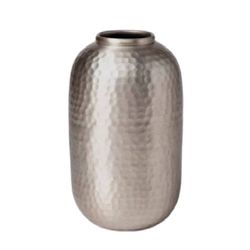 Hammered vase decor metal 10in. tall Target Treshold