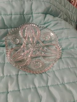 Vintage glass bowl