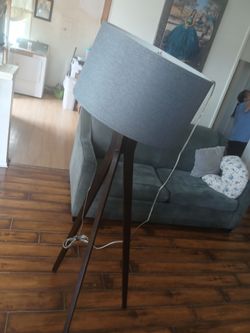 House wood stand light