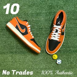 Size 10 Air Jordan 1 low “Orange Spice” 🎃