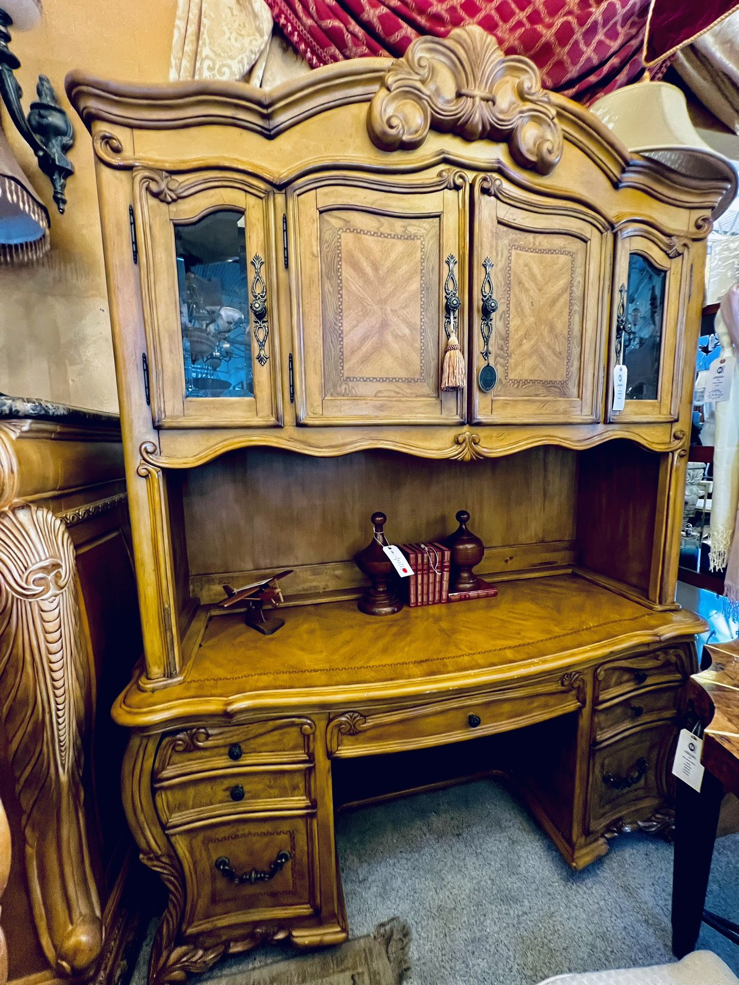 AICO By Michael Amini FIRENZE Desk With Hutch - SPRING OFFER!!! - GA
