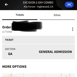 Excision 2-day pass The Forum Los Angeles