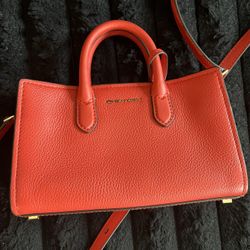 Red Small Michael Kors Purse 
