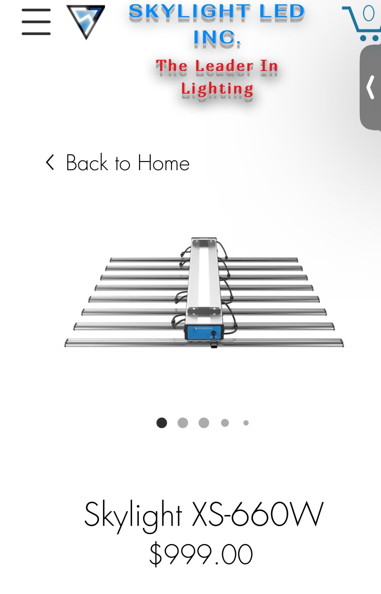 Skylight LED Botanical Grow/Shop Lights 