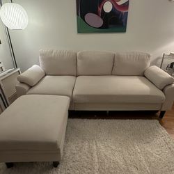 Beige couch
