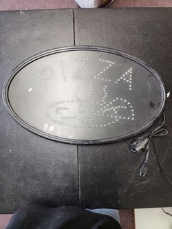Light up pizza sign