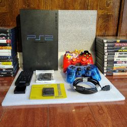 Clean Service Playstation 2 Bundle Only With Games 20 plus