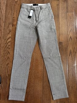 Banana Republic gray plaid pants. New with tag