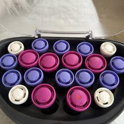 Remington Ionic Conditioning Hair Setter with 20 velvet hair rollers. 
