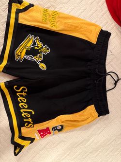 Pro Standard NFL PITTSBURGH STEELERS RETRO CLASSIC MEN'S 2.0 SHORT Size XL