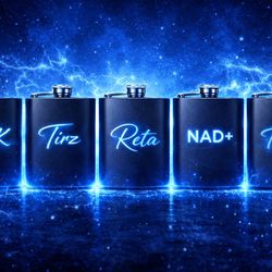 Reta Tirz NAD+ GHK Flasks