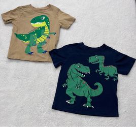 Kids Dinosaur Graphic T-Shirts Bundle of 2