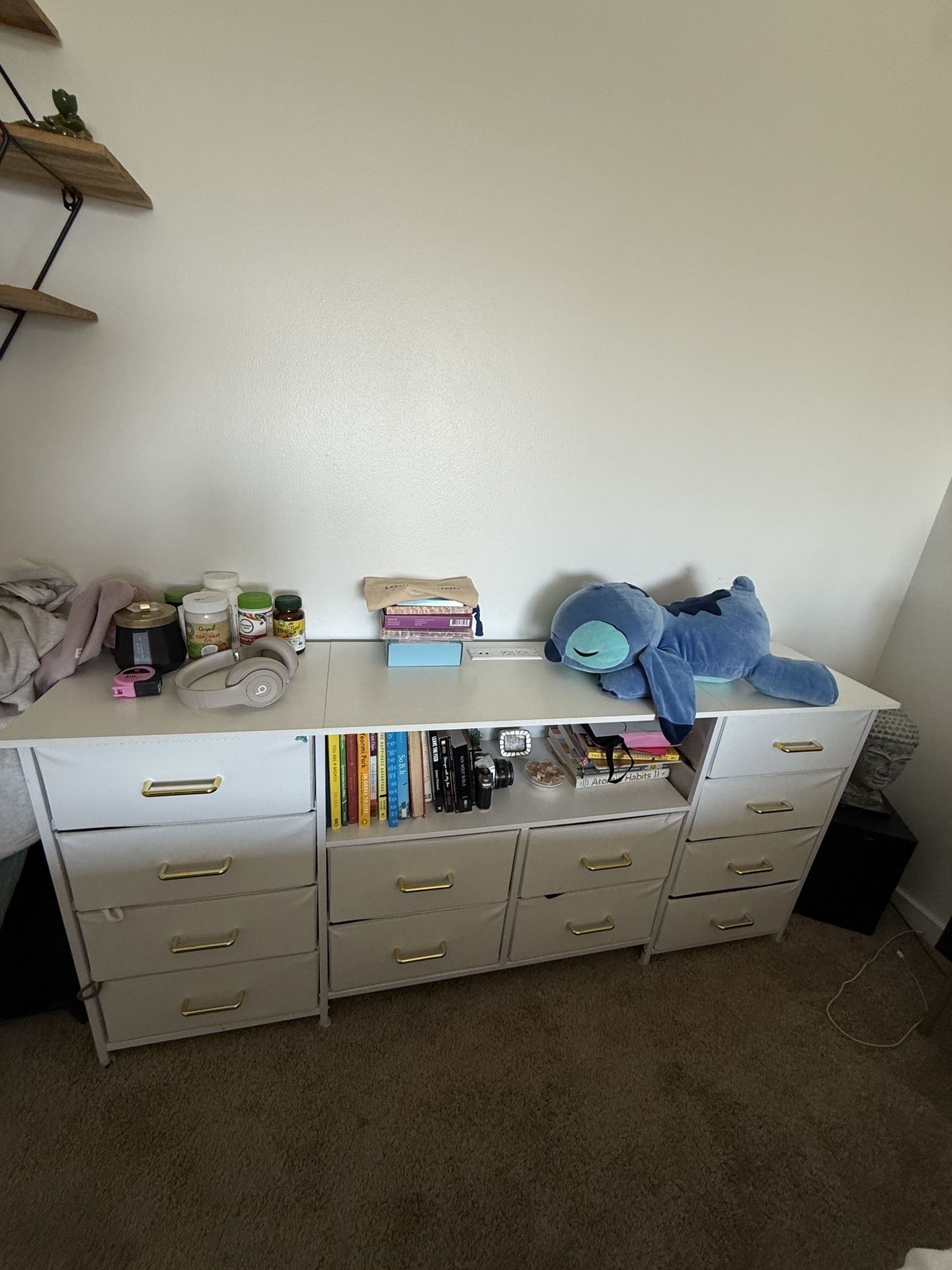 white dresser