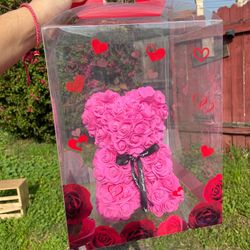 Rose Bear, Valentines Gift 