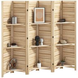 Tall Wood Privacy Screen Room Divider