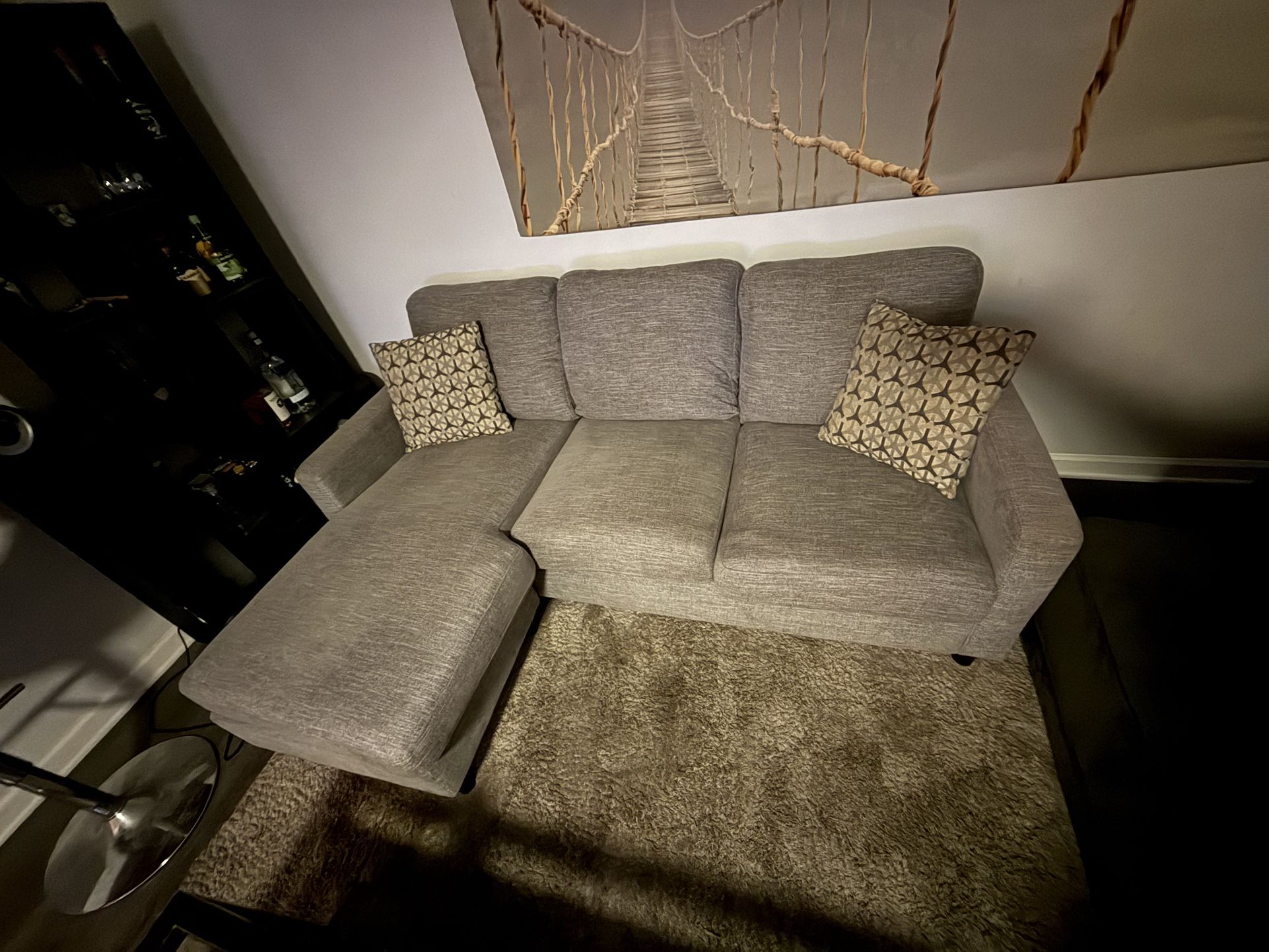 Living Spaces couch, And Sofa