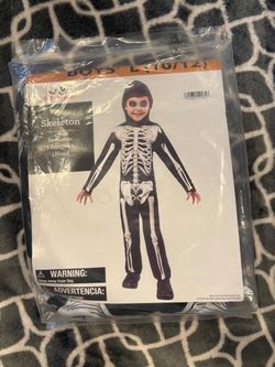 Skeleton kids costume M and L available