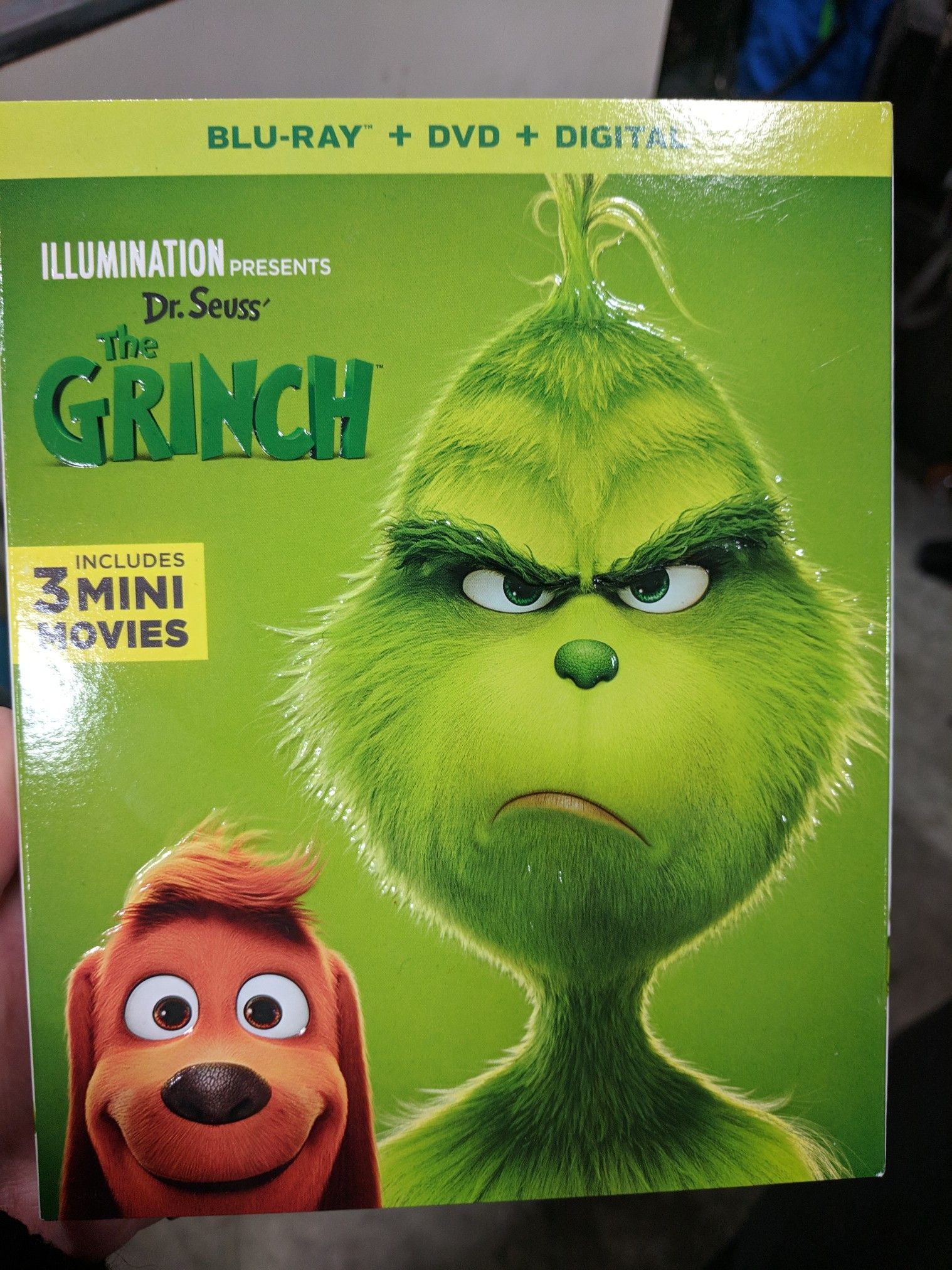 Grinch Blu-Ray DVD & Digital HD