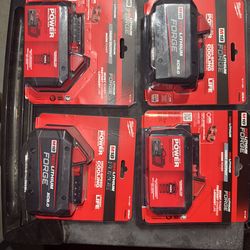 M18 8.0 Forge Batteries.  $150 Each Firm.  Better Deal If More Bought