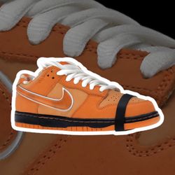 Nike Sb Dunk Low “Orange 🍊Lobster 🦞” special box with extras. Now Available!! Size(8.5)In Mens. DS(New). Factory laced. Serious Inquiries Only! Pref
