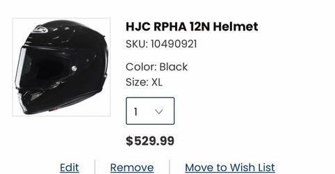 HJC XL Helmet