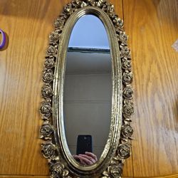 MCM Homco Rose Mirror 25x10