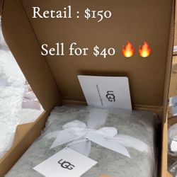 UGG Plush Throw Blanket – Super Soft & Cozy 🛋️