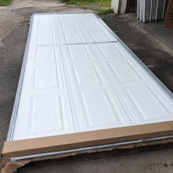 Garage Door – 16x7 White Panel Door – Delivery Available ($800)