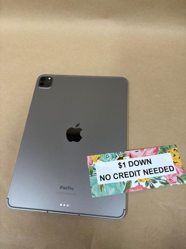 Apple IPad Pro 11 Inch 4th Gen Tablet M4 - Only $1 Today Pay The Rest Later!