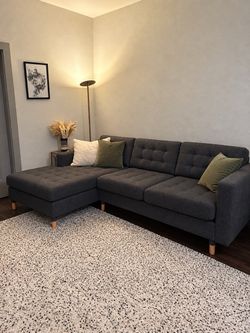 Ikea Morabo gray sectional