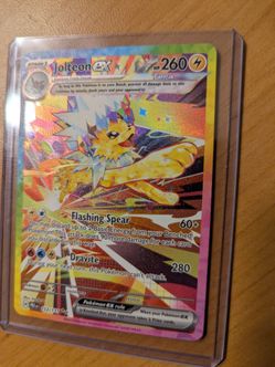 Jolteon ex Tera Pokémon Card 153/131