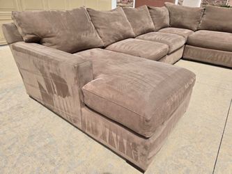 Crate & Barrel Oversized Modular Sectional | Deep Seats | Delivery Available