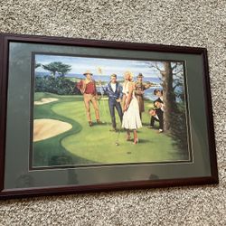 Parma Hts - Putting For Birdie Framed Picture - Marilyn Monroe - $ 25