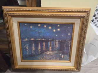 Van Gogh Starry Night Over the Rhône Framed Print