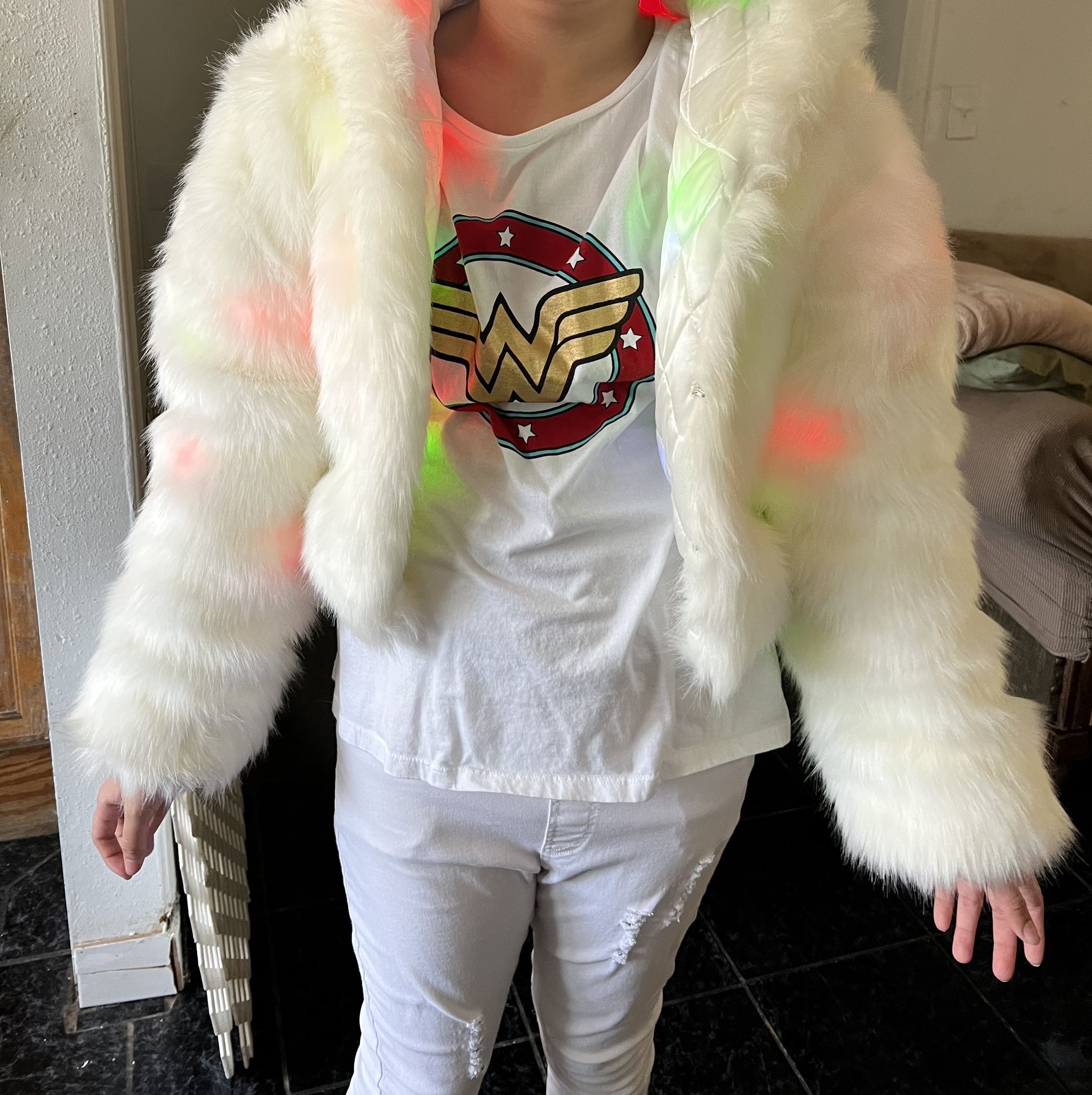 Lighted Fur Jacket