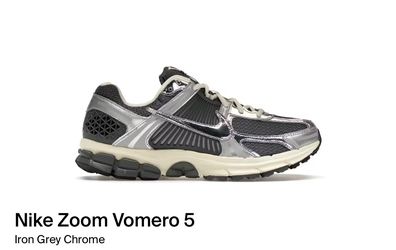 Size 6 - Nike Zoom Vomero 5 Iron Grey Chrome IM3486 001