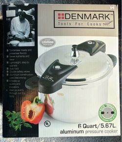 Denmark 6 Qt Aluminum Pressure Cooker 5.67L TTU-I9532