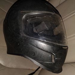 Matte Black Icon Motorcycle Helmet Thumbnail