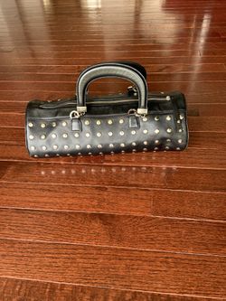BCBG Girls Black,Gold Studded Pocketbook