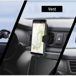 Kenwood CAX-HL10Qi 15W Qi Wireless Charging Car Mount, Motorized Clamp with Infrared Sensor Lock, One-Touch Release, Fast Charging for Qi Enabled Phon