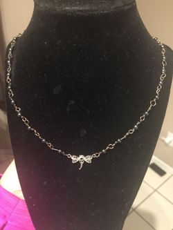 Necklace with 925 sterling charm $5
