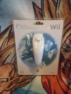 White Nintendo Wii Nunchuck Brand New