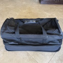 Tumi Black Alpha 3 Double Expansion Satchel